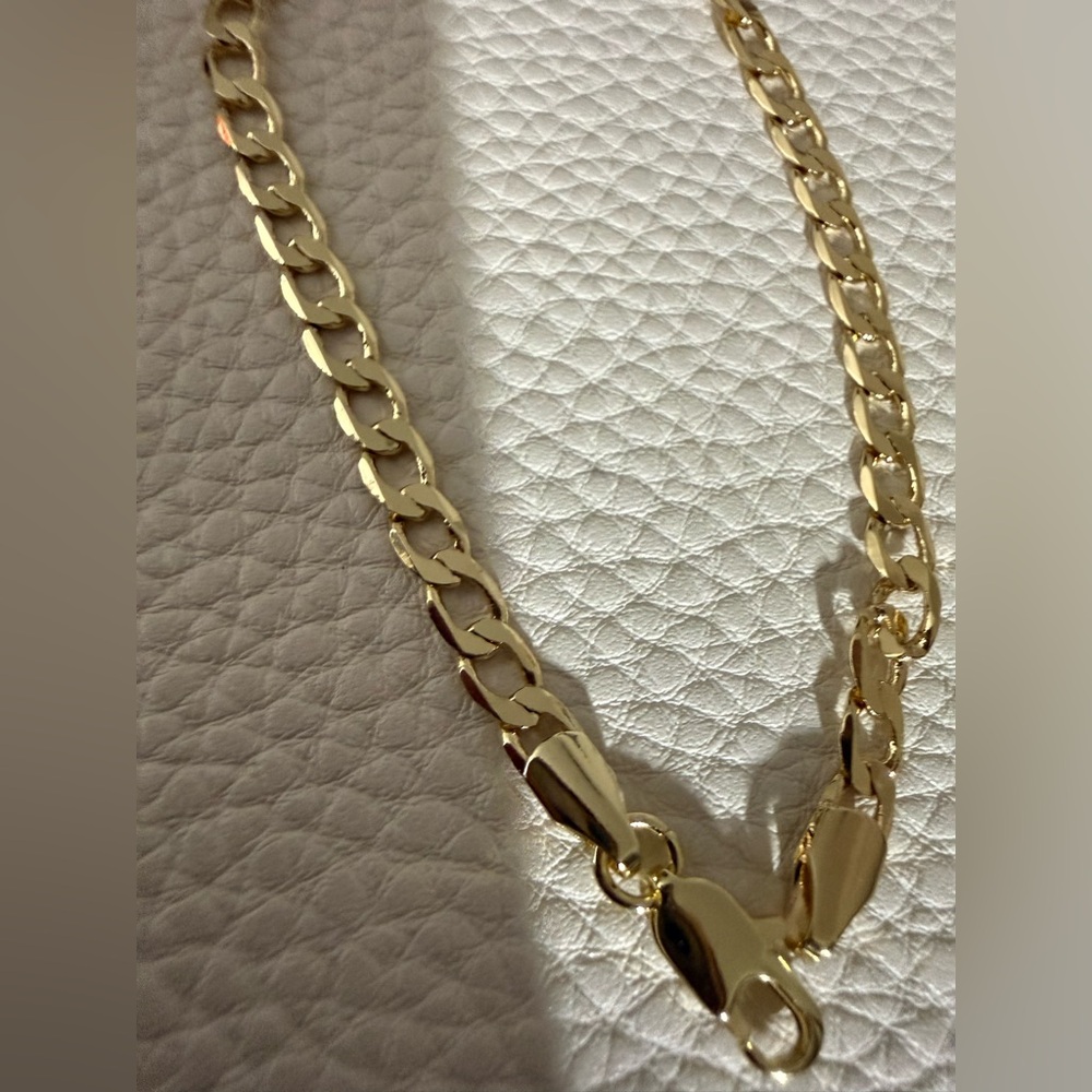 7” Cuban Link Bracelet - Gold filled